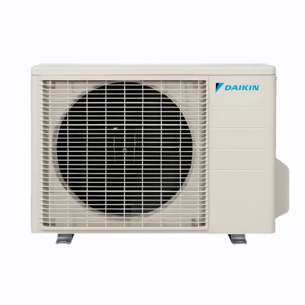 Daikin Comfora outdoor condenser unit with fan grille and compact design